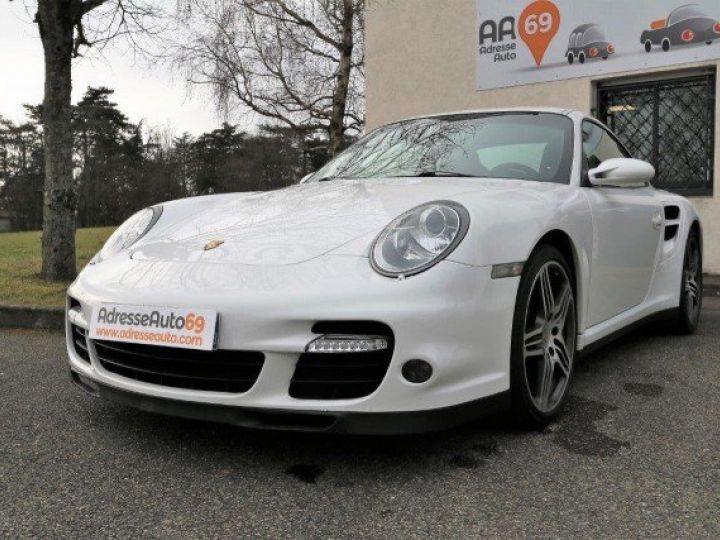 Porsche 997 TURBO 3,6 480 CV COUPE BVM6     Essence BLANC - 4