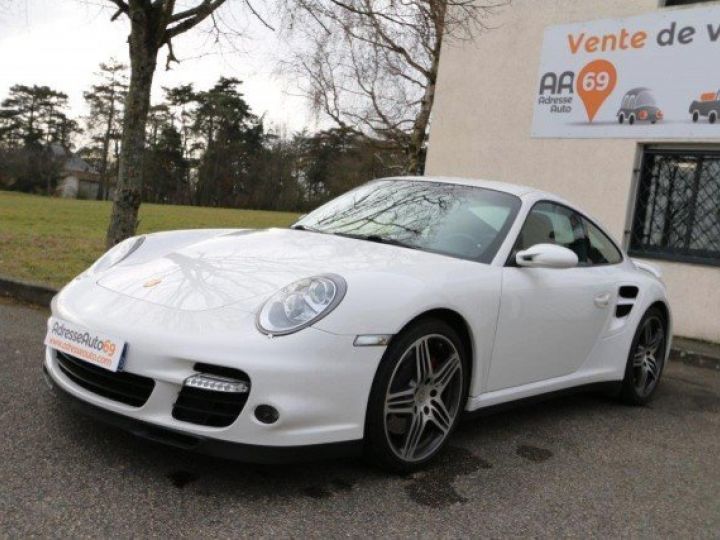 Porsche 997 TURBO 3,6 480 CV COUPE BVM6     Essence BLANC - 5