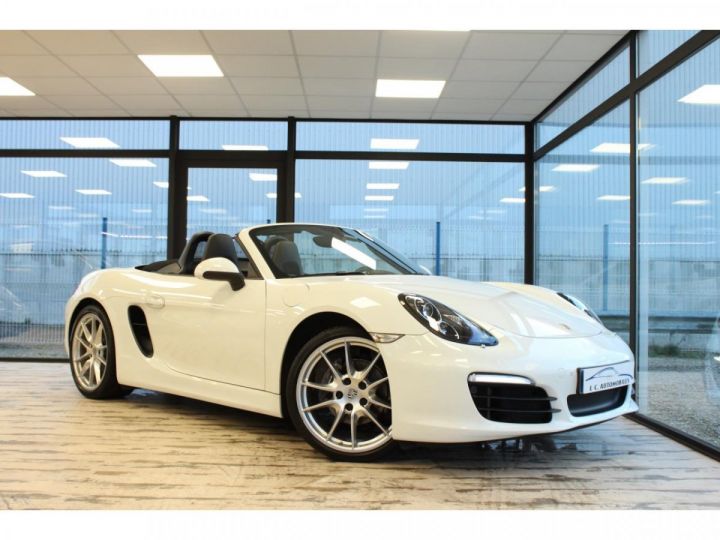 Porsche Boxster 2.7i - 265 - BV PDK - Start&Stop  TYPE 981 CABRIOLET . Blanc - 1