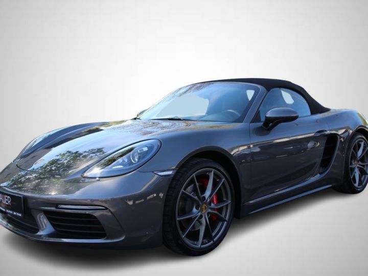 Porsche Boxster 4 cyl .2.5 L S 718 349 PDK 1èreM JA 20 BOSE PASM PSE Pack Chrono Garantie 12 mois Prémium Grise - 8