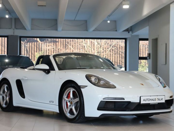 Porsche Boxster 718 2.5 GTS 366 Ch PDK/CHRONO/ BOSE/ GPS / PASM / PSE / Garantie 12 Mois Prémium Blanche - 1