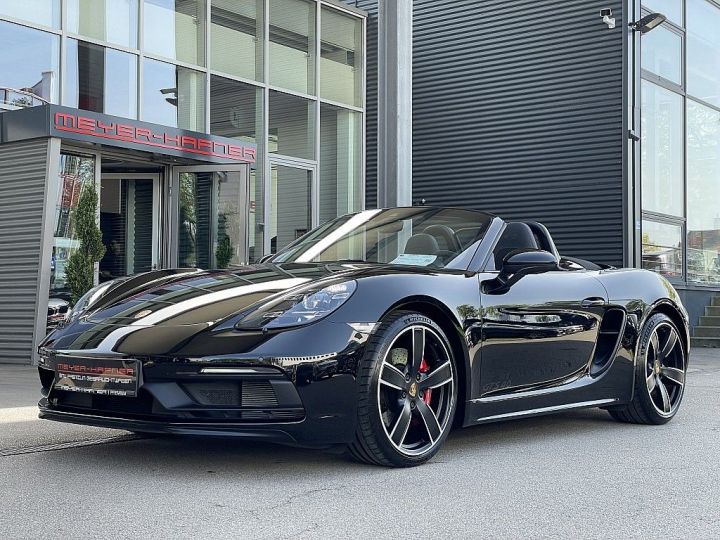 Porsche Boxster 718 GTS 4.0 400 PDK / Sport Chrono / Burmester / PASM / PSE / Caméra / Garantie 12 Mois Prémium Noire - 4