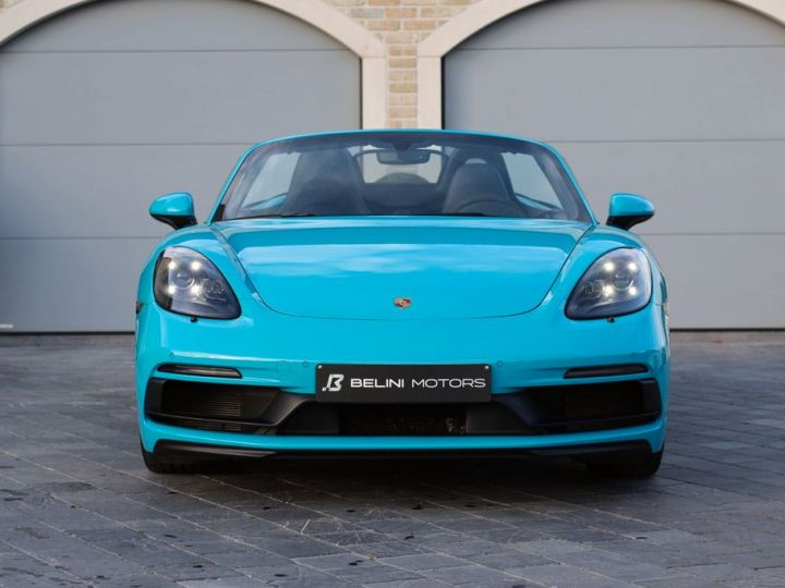 Porsche Boxster 718 GTS bleu miami / Echappement sport / Chrono / Garantie 12 mois bleu miami - 5