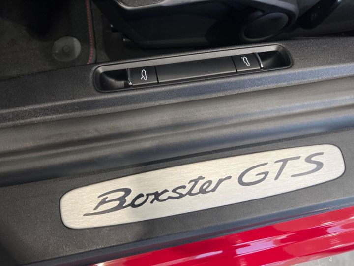 Porsche Boxster 718 GTS SPORT CHRONO 7000KM 1ERE MAIN GARANTIE 12 MOIS ROUGE INDIA - 15