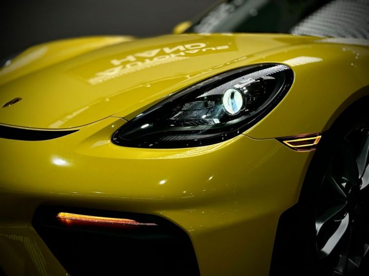 Porsche Boxster 718  Spyder 4.0 420 BM6 / Sport Chrono / PASM / PSE / 1èreM / Garantie 12 Mois Prémium Jaune - 5