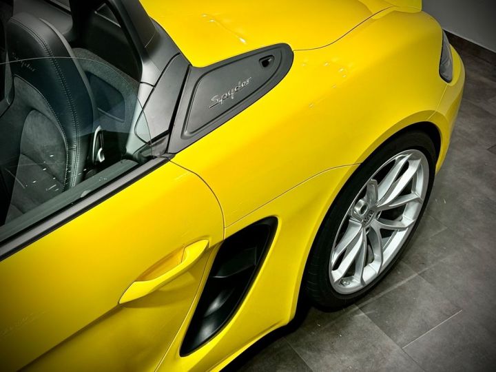 Porsche Boxster 718  Spyder 4.0 420 BM6 / Sport Chrono / PASM / PSE / 1èreM / Garantie 12 Mois Prémium Jaune - 7