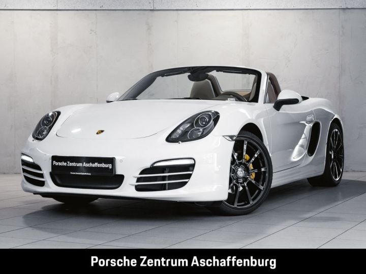 Porsche Boxster  (981) 20 sièges sport PDK échappement sport / Garantie 12 mois blanc - 1