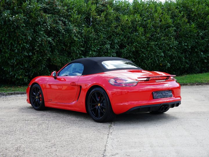 Porsche Boxster 981 GTS PDK - Parfaitement Optionné (Pack Intérieur GTS, Carbone, Sièges Sport Plus, BOSE, ...) - Carnet 100% PORSCHE - Révisée 07/2024 - Gar. 12 Mois Rouge Indien - 6