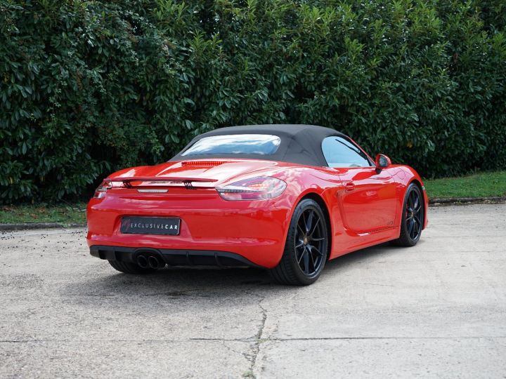 Porsche Boxster 981 GTS PDK - Parfaitement Optionné (Pack Intérieur GTS, Carbone, Sièges Sport Plus, BOSE, ...) - Carnet 100% PORSCHE - Révisée 07/2024 - Gar. 12 Mois Rouge Indien - 9