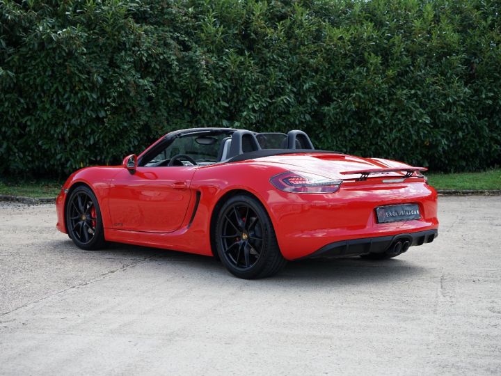 Porsche Boxster 981 GTS PDK - Parfaitement Optionné (Pack Intérieur GTS, Carbone, Sièges Sport Plus, BOSE, ...) - Carnet 100% PORSCHE - Révisée 07/2024 - Gar. 12 Mois Rouge Indien - 5