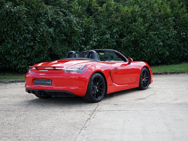 Porsche Boxster 981 GTS PDK - Parfaitement Optionné (Pack Intérieur GTS, Carbone, Sièges Sport Plus, BOSE, ...) - Carnet 100% PORSCHE - Révisée 07/2024 - Gar. 12 Mois Rouge Indien - 10