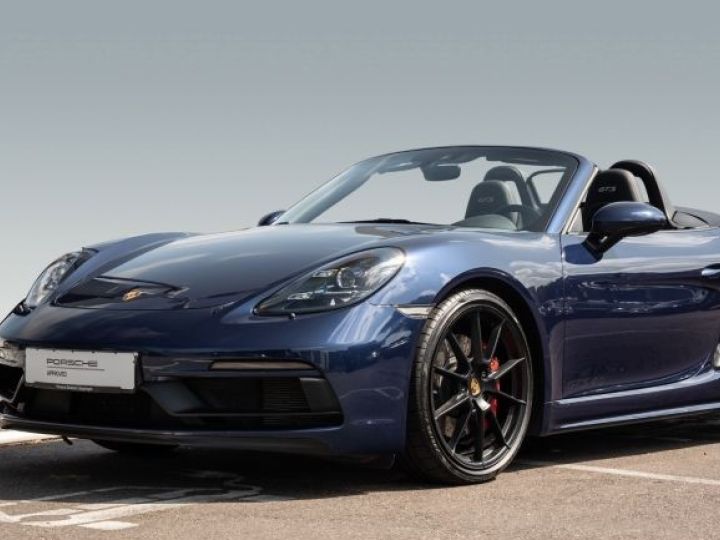 Porsche Boxster GTS 4.0 400ch PDK BOSE CAMERA LED PSE PDLS+ VOLANT SPORT GT PREMIERE MAIN TVA RECUPERABLE PORSCHE APPROVED Bleu Gentiane - 8