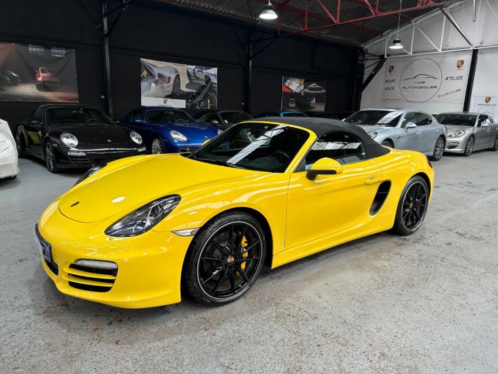 Porsche Boxster PORSCHE 981 2.7 265CV PDK / CHRONO /PASM / SUPERBE Jaune - 38