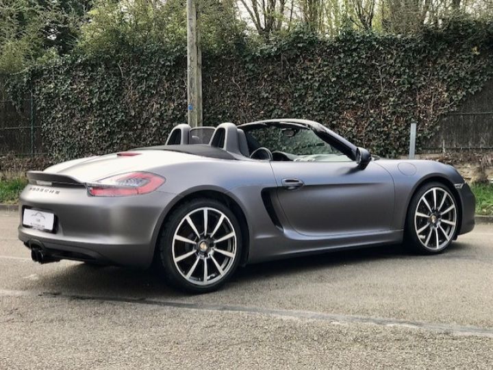 Porsche Boxster PORSCHE 981 BOXSTER 2.7 265CV BVM / ECHAPPEMENT SPORT / 42500 KMS Gris Gt - 5