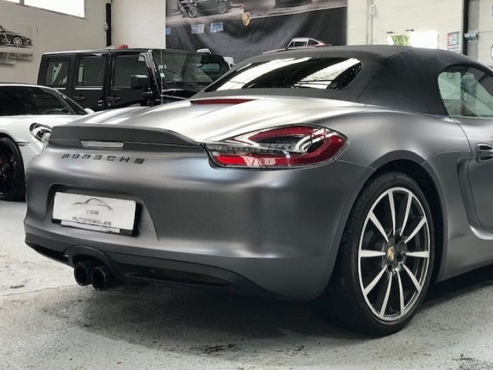 Porsche Boxster PORSCHE 981 BOXSTER 2.7 265CV BVM / ECHAPPEMENT SPORT / 42500 KMS Gris Gt - 28