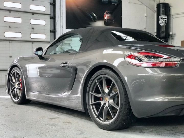 Porsche Boxster PORSCHE 981 BOXSTER GTS 330CV PDK / CARBONE / GPS / ALCANTARA/ CAMERA /57000KM Gris Quartz - 16