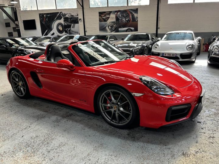 Porsche Boxster PORSCHE 981 GTS 3.4 330CV BVM /CHRONO /PSE / PASM / 50000 KMS / SUPERBE Rouge Indien - 2