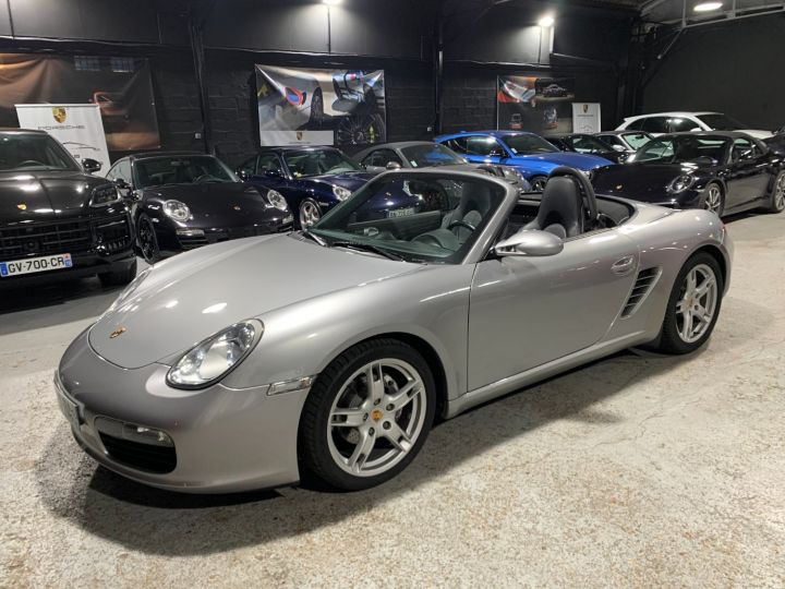 Porsche Boxster PORSCHE 987 BOXSTER 2.7 240CV / BVM /CHRONO /PASM /FRANCE / SUPERBE Argent Gt - 4