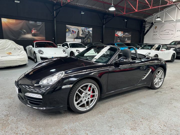 Porsche Boxster PORSCHE 987 BOXSTER 3.4 310CV BVM /86500 KMS/ 19 /CHRONO/PSE /SUPERBE Noir - 2