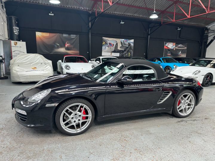 Porsche Boxster PORSCHE 987 BOXSTER 3.4 310CV BVM /86500 KMS/ 19 /CHRONO/PSE /SUPERBE Noir - 3