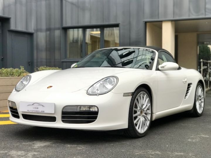 Porsche Boxster PORSCHE BOXSTER 3.4 295CV / BVA /CHONO / JA 19 / PASM / SUPERBE Blanc - 1