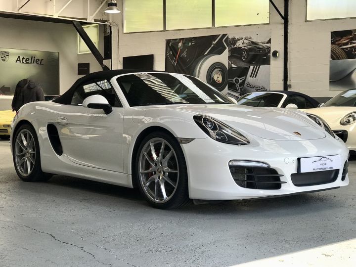 Porsche Boxster PORSCHE BOXSTER S 981 PDK/3.4 315CV / PASM / CHRONO/ BOSE / SUPERBE Blanc - 4