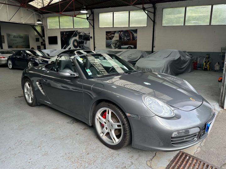 Porsche Boxster PORSCHE BOXSTER S 987 3.4 295 CV / BVM / GPS / ECHAPPEMENT SPORT /SUPERBE Gris Quartz - 15