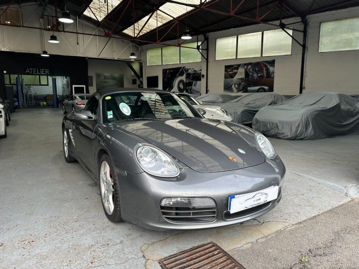 Porsche Boxster PORSCHE BOXSTER S 987 3.4 295 CV / BVM / GPS / ECHAPPEMENT SPORT /SUPERBE Gris Quartz - 4