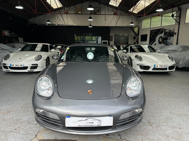 Porsche Boxster PORSCHE BOXSTER S 987 3.4 295 CV / BVM / GPS / ECHAPPEMENT SPORT /SUPERBE Gris Quartz - 10