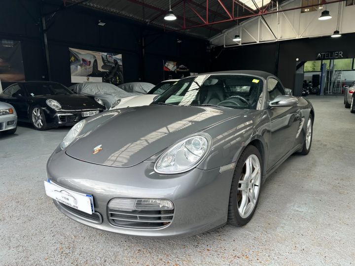 Porsche Boxster PORSCHE BOXSTER S 987 3.4 295 CV / BVM / GPS / ECHAPPEMENT SPORT /SUPERBE Gris Quartz - 1