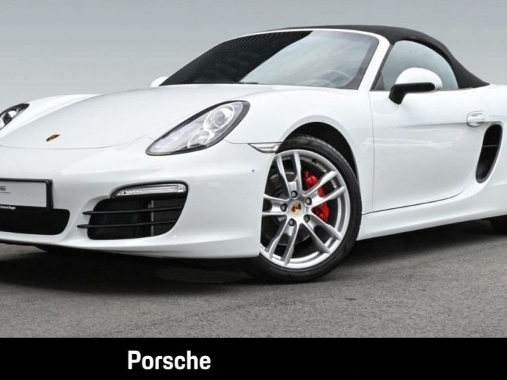 Porsche Boxster S 3.4 315 06/2013 BM/ 23.450 KM Porsche Approved! Blanc métal  - 1