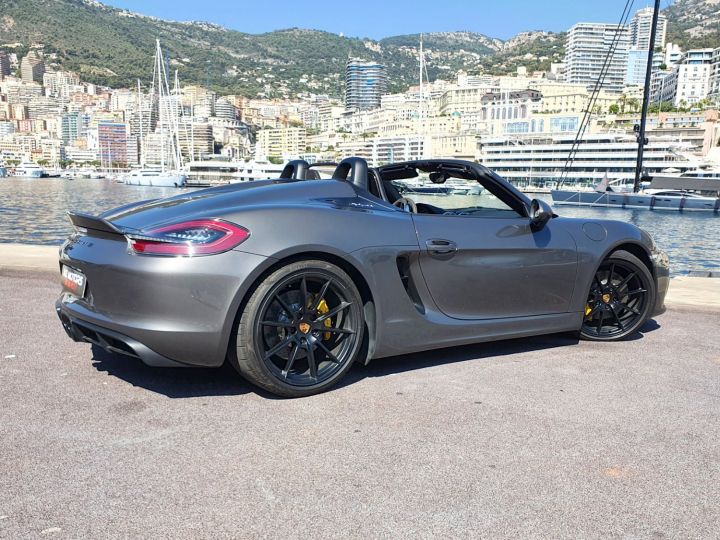 Porsche Boxster SPYDER 375 CV TYPE 981 Gris Quartz Vendu - 14