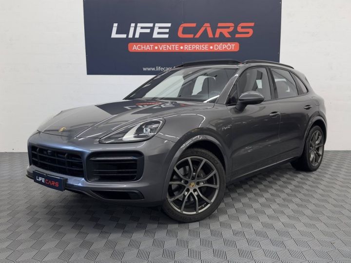 Porsche Cayenne 3.0 462ch E-Hybrid 2020 1ère main entretien complet GRIS - 1