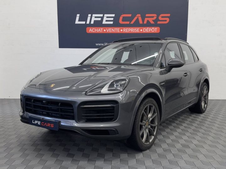 Porsche Cayenne 3.0 462ch E-Hybrid 2020 1ère main entretien complet GRIS - 2