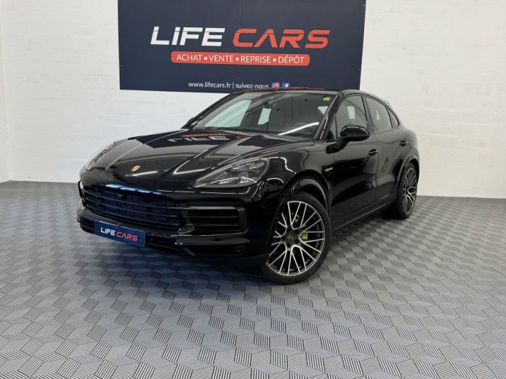 Porsche Cayenne Coupé 3.0 462ch E-Hybrid 2021 1ère main approved TVA apparente NOIR - 2