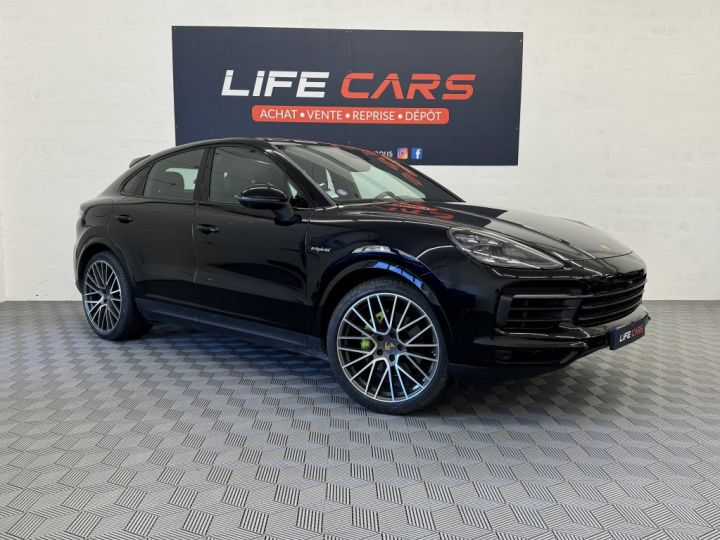 Porsche Cayenne Coupé 3.0 462ch E-Hybrid 2021 1ère main approved TVA apparente NOIR - 7