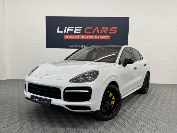 Porsche Cayenne Coupé 4.0 550ch Turbo 2019 Français approved frein céramique BLANC - 1