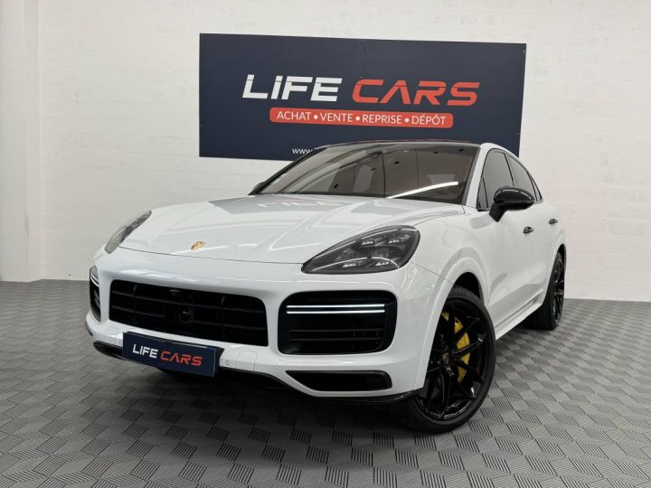 Porsche Cayenne Coupé 4.0 550ch Turbo 2019 Français approved frein céramique BLANC - 2