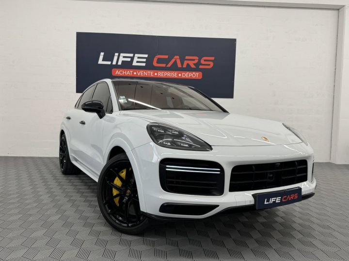 Porsche Cayenne Coupé 4.0 550ch Turbo 2019 Français approved frein céramique BLANC - 5