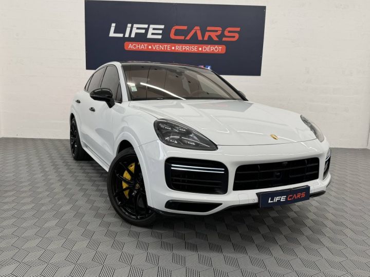 Porsche Cayenne Coupé 4.0 550ch Turbo 2019 Français approved frein céramique BLANC - 6