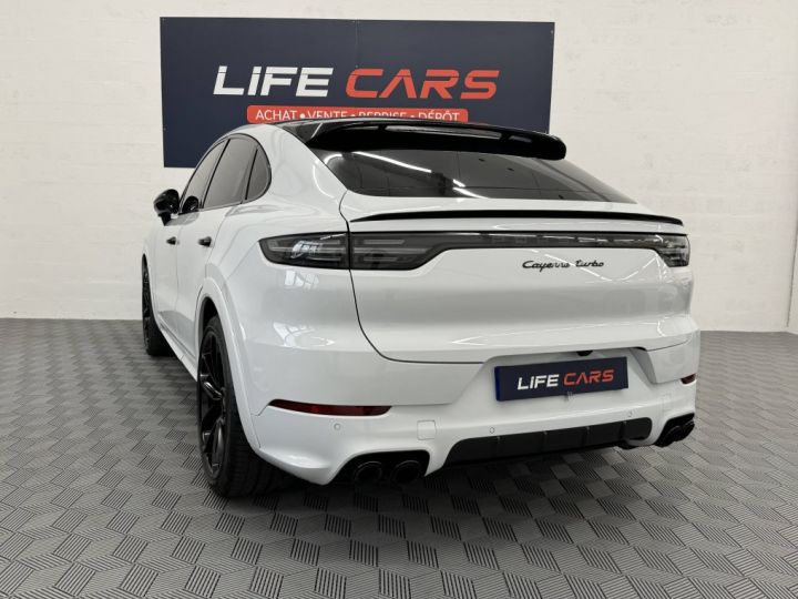 Porsche Cayenne Coupé 4.0 550ch Turbo 2019 Français approved frein céramique BLANC - 11