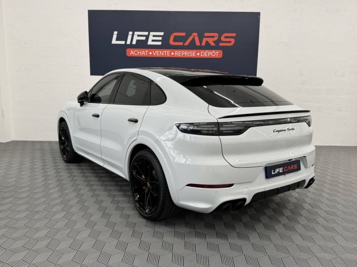 Porsche Cayenne Coupé 4.0 550ch Turbo 2019 Français approved frein céramique BLANC - 12