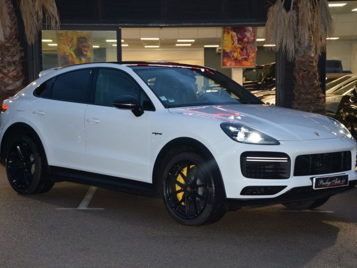 Porsche Cayenne COUPE 4.0 V8  E-HYBRID Turbo S Blanc - 2