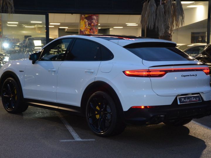 Porsche Cayenne COUPE 4.0 V8  E-HYBRID Turbo S Blanc - 17