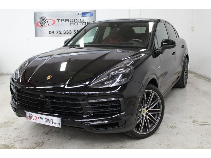 Porsche Cayenne COUPE E-Hybrid 3.0 V6 462 ch Int CARTIER  Noir - 1