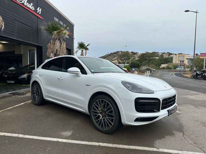 Porsche Cayenne COUPE E-Hybrid Platinium Edition Pack Sport Design  Blanc - 2