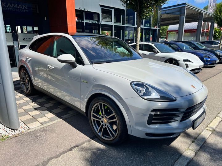 Porsche Cayenne Coupe E-Hybrid Platinum Edition 462 TOP BOSE 1èreM P;Approved 11/2024 Reconductible TVA Récup. Gris Craie - 1