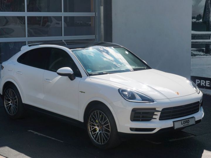 Porsche Cayenne Coupe E-Hybrid Platinum Edition 462 TOP BOSE 1èreM P;Approved 27/03/2025 TVA Récup. Blanche - 1