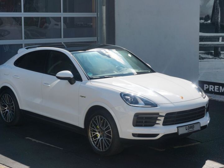 Porsche Cayenne Coupe E-Hybrid Platinum Edition 462 TOP BOSE 1èreM P;Approved 27/03/2025 TVA Récup. Blanche - 32