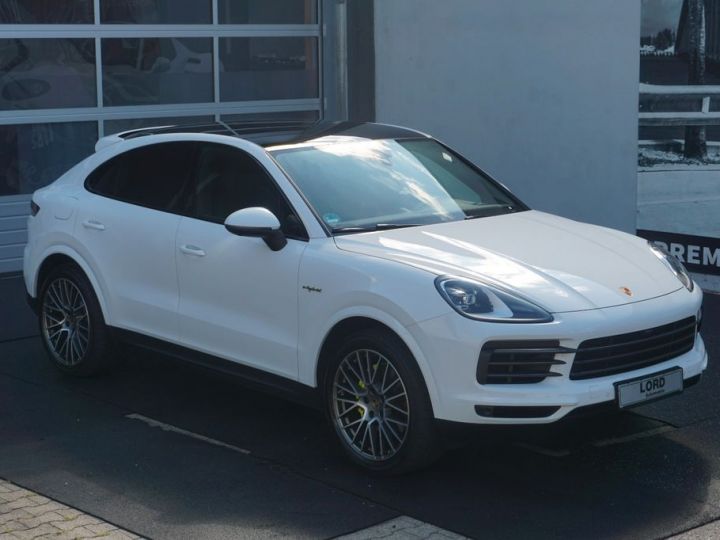 Porsche Cayenne Coupe E-Hybrid Platinum Edition 462 TOP BOSE 1èreM P;Approved 27/03/2025 TVA Récup. Blanche - 36